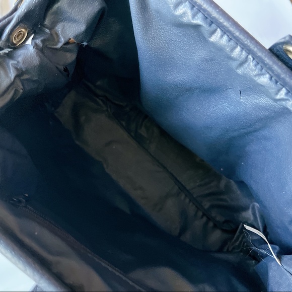 Vintage crossbody monogram navy purse - Picture 9 of 13